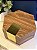 Caixa Decorativa - Madeira - Porta Joias - Marrom e Dourado - 30X26CM - Imagem 3