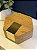 Caixa Decorativa - Madeira - Porta Joias - Marrom e Dourado - 25X22CM - Imagem 3