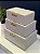 Caixa Decorativa - Couro Sintético - Off White - 29X20 - Imagem 4
