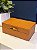 Caixa Decorativa - Couro Sintético - Terracota - 23X14 - Imagem 1