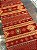 Caminho de Mesa em Jacquard - Vermelho e Terracota - Imagem 2