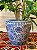 Cachepot em Cerâmica - Azul e Branco - 36CM - Imagem 2