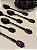 Jogo de Colheres - Turcas - Metal - Cobre e Roxo - Imagem 3