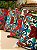 Kit 4 Capas de Almofadas - Bordadas - Coloridas - Imagem 2