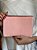 Bolsa Clutch - Tecido - Miçangas - Rosa Claro - Imagem 2