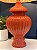 Abajur - Cerâmica - Terracota com Cúpula de Palha - Imagem 3