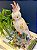 Escultura Cacatua - Decorativa - Cerâmica - Branca e Colorido - Imagem 3