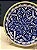 Prato de Parede Médio - Tunísia - Decorativo - Cerâmica - Pintado à mão - Azul, Amarelo - Imagem 2