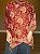 Pashmina de Viscose - Estampada - Dupla Face - Vermelho e Bege - Imagem 1