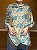 Pashmina de Viscose - Estampada - Dupla Face - Azul e Bege - Imagem 2
