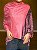 Pashmina de Viscose - Estampada - Rosa e Cinza Escuro - Imagem 1
