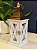 Lanterna - Madeira e Metal - Branco e Rose Gold - 25CM - Imagem 2