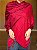 Pashmina de Viscose - Estampada - Vinho e Vermelho - Imagem 1