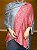 Pashmina de Viscose - Estampada - Cinza e Vermelho - Imagem 1
