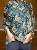 Pashmina de Viscose - Estampada - Dupla Face - Azul Oceano e Bege - Imagem 1