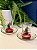 Copo Turco - Pares - Vidro Turquia - Vermelho - Imagem 1