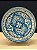 Prato de Parede Pequeno - Tunísia - Decorativo - Cerâmica - Pintado à mão - Azul Claro - Imagem 1