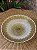 Centro de Mesa em Vitral - Off White e Dourado - Grande - Imagem 3