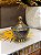 Pote - Latão - Azul e Dourado - Imagem 1