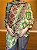 Pashmina de Viscose - Estampada - Verde e Colorido - Imagem 2