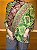 Pashmina de Viscose - Estampada - Verde e Colorido - Imagem 1