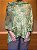 Pashmina de Viscose - Estampada - Verde e bege - Imagem 2