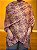 Pashmina de Viscose - Estampada - Magenta e bege - Imagem 2