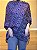 Pashmina de Viscose - Estampada - Roxo e preto - Imagem 2