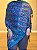 Pashmina de Viscose - Estampada - Azul e colorido - Imagem 1