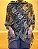 Pashmina de Viscose - Estampada - Preto e bege - Imagem 1