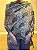 Pashmina de Viscose - Estampada - Preto e bege - Imagem 2