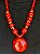 Colar - Resina - Vermelho - Imagem 2