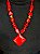 Colar - Resina - Vermelho - Imagem 2