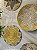 Kit Mandala Decorativa - Palha - Amarelo e Branco - Imagem 2