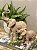 Par de Elefante Decorativo - Resina e Palha - Imagem 1