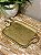 Bandeja - Resina - Dourado - 34CM - Imagem 1