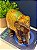 Elefante - Madeira - Pintado à mão - Marrom, amarelo e colorido - 25,5CM - Imagem 3