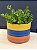 Cachepot em Ceramica - Colorido - 18CM - Imagem 1