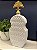 Potiche - Cerâmica - Branco e Dourado - 59CM - Imagem 2