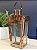 Lanterna - Metal - Cobre - 33cm - Imagem 1