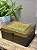 Caixa Decorativa - Porta Joias - Madeira - Aplique em Metal - Dourado - 20X24CM - Imagem 1