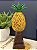 Escultura Abacaxi - Decorativo - Cerâmica - Amarelo, Verde e Marrom - Imagem 1