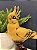 Escultura Cacatua - Decorativa - Cerâmica - Amarelo e Marrom - Imagem 3