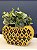 Cachepot em Cerâmica - Amarelo - 27CM - Imagem 1