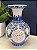 Vaso - Cerâmica - Azul e Branco - 32CM - Imagem 1