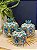 Romã Decorativa - Cerâmica - Pintado à mão - Turquia - Azul - 11CM - Imagem 3