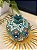 Romã Decorativa - Cerâmica - Pintado à mão - Turquia - Azul - 11CM - Imagem 2
