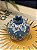 Romã Decorativa - Cerâmica - Pintado à mão - Turquia - Azul - 9,5CM - Imagem 2