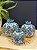 Romã Decorativa - Cerâmica - Pintado à mão - Turquia - Azul - 11CM - Imagem 3