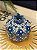 Romã Decorativa - Cerâmica - Pintado à mão - Turquia - Azul - 9,5CM - Imagem 2